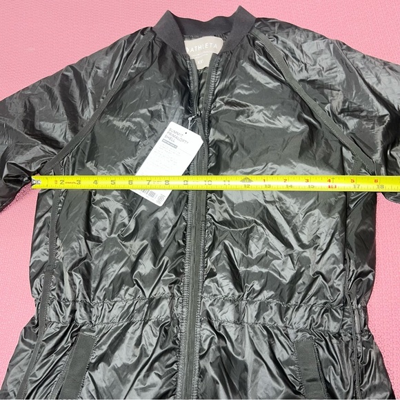 Athleta Summit PrimaLoft Shell Dark Green Insulated Lightweight Jacket size XXS - Picture 6 of 8